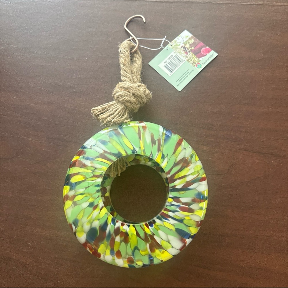 APRICOT Colorful Glass Ring Decor